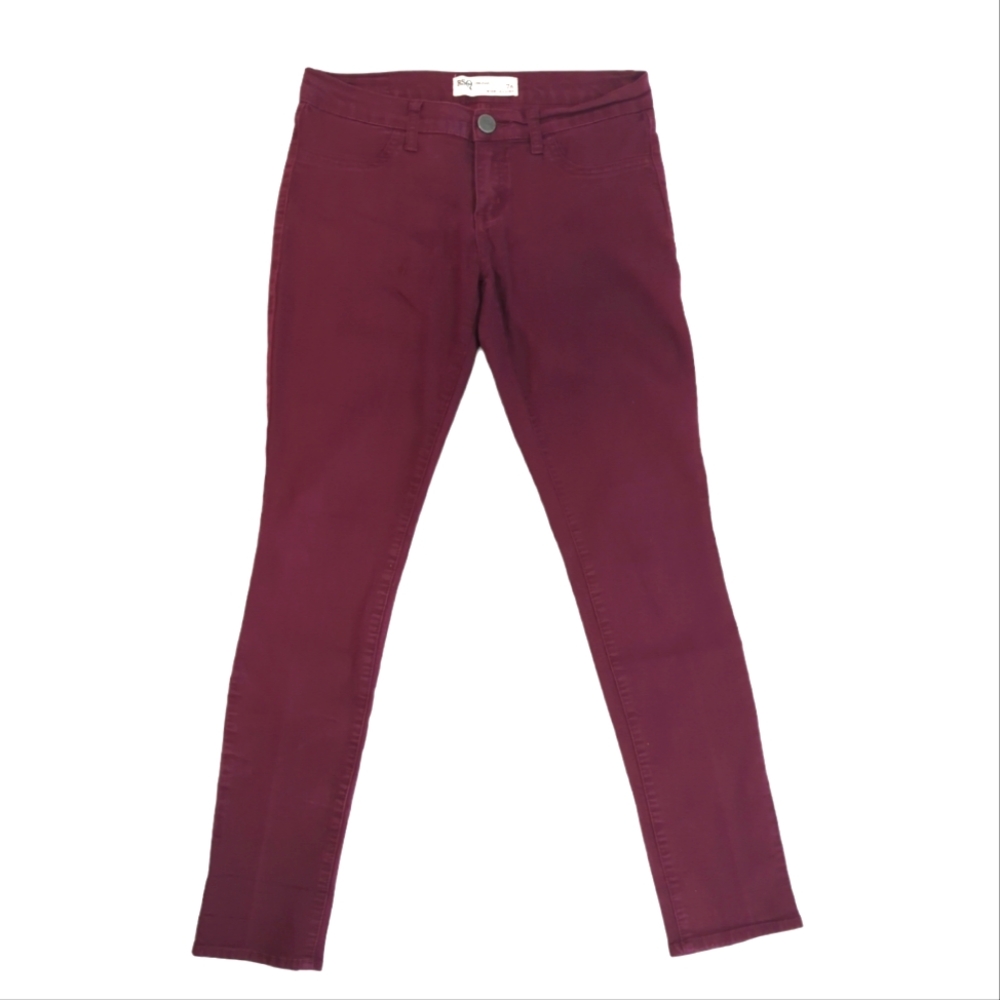 RSQ burgundy Miami jegging pants, size 7R